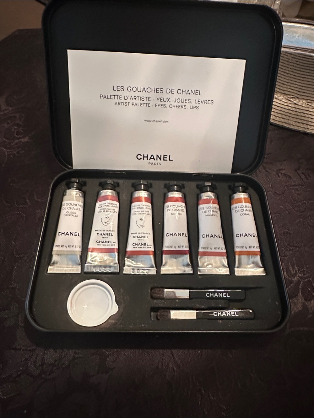 Chanel lip color palette